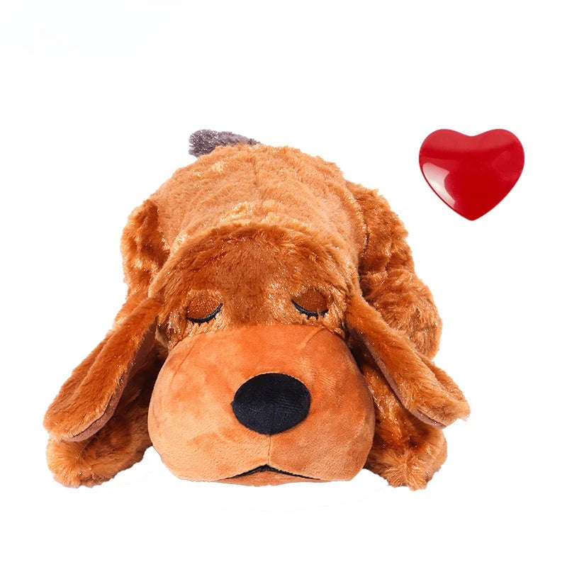 Pet Soothing Toys, Dog Anxiety Companion Sleep Simulation Heartbeat Plush Toys – the Perfect Gift for Your Furry Friend!