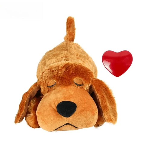 Pet Soothing Toys, Dog Anxiety Companion Sleep Simulation Heartbeat Plush Toys – the Perfect Gift for Your Furry Friend!